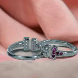Taraash 92.5 Sterling Silver Single CZ Toe Ring-image-30