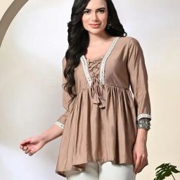 DECKEDUP Brown Embroidered Tunic-image-84