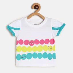 MINIKLUB Kids White Printed Top-image-98