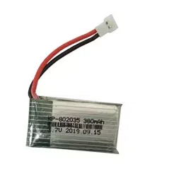 KP 3.7 V DC 380 mAh Lithium Rechargeable Battery, KP380MAH-37VDC-L-RB-29