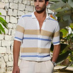 Campus Sutra Multicolor Polycotton Regular Fit Stripes Shirt-image-29