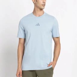 Adidas Blue Regular Fit Sports T-Shirt-image-58