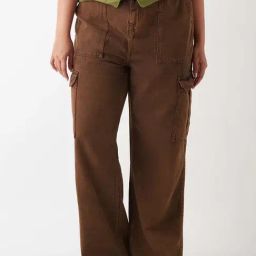 Bewakoof Brown Cotton Straight Fit Jeans-image-75