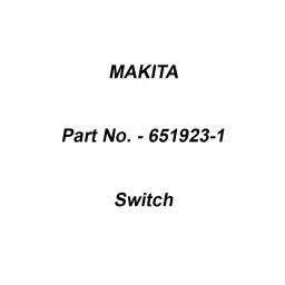Makita Switch TG70B Suitable For LS1040, Part No 651923-1-38
