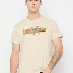 Duke Men Typography Printed Applique Slim Fit T-shirt-image-65