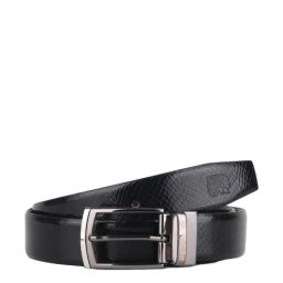 Red Chief Black Leather Formal Belt-0
