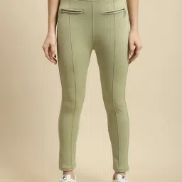 TAG 7 Green High Rise Jeggings-image-31