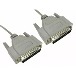 RS PRO Serial Cable Male 25 Pin D-sub to Male 25 Pin D-sub 10 m PVC, 1828822-78