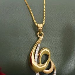 Malabar Gold and Diamonds 22k (916) BIS Hallmark Yellow Gold Pendant For Women-picture-49