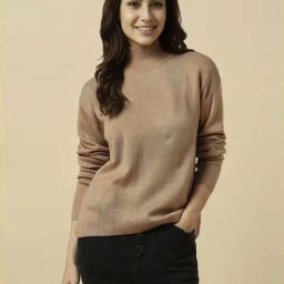 Allen Solly Brown Self Design Sweater-picture-28