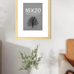 Art Street Synthetic Wood Beige Document Photo Frame (16 x 20 Inch) - Set of 2-11