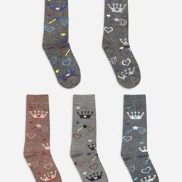 Texlon Pack of 5 Ankle-Length Socks-4