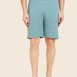 Sweet Dreams Light Blue Regular Fit Lounge Shorts-picture-45
