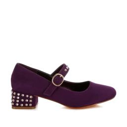 London Rag Women's Purple Mary Jane Shoes-image-5