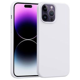 LIRAMARK Solid iPhone 14 Pro Max Impact Resistant Back Case-52
