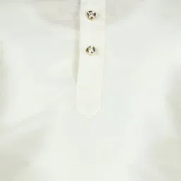 SG YUVRAJ Boys Cream-Coloured & Maroon Solid Kurta with Dhoti Pants image 4