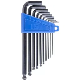 RS PRO 10 piece Hex Key Set, L Shape 1/16 - 3/8in Ball End Model No 537782-image-2