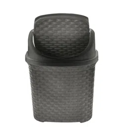 Kuber Industries Grey Textured Swing Dustbins - 7 L image 4