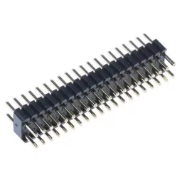 RS PRO 40 Way Pin Header 2 Row Straight, 2514359-46