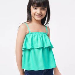 Ed-a-Mamma Kids Green Regular Fit Top-image-57
