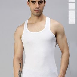CAVENDERS Men Pack Of 5 Pure Cotton Undershirt Vests White Premium quality Dno-v247st-image-92