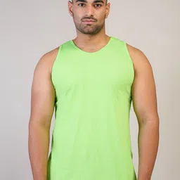 PINK GRAPES Cotton Scoop Neck Basic Vest VEST-PLAIN-FOREST-GREEN-M-image-54
