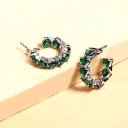 The Real Effect London Silver Hoop Earrings for Women-image-107