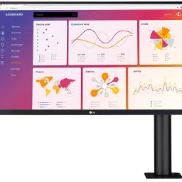 LG 27 inch QHD Ergo IPS Monitor Black with USB Type-C, 27QN880-image-24