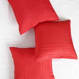 ANS Red Set of 3 16'' x 16'' Square Cushion Covers image 5
