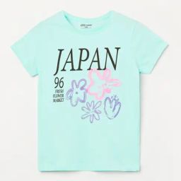 Fame Forever by Lifestyle Girls Green Cotton T-Shirt-image-33