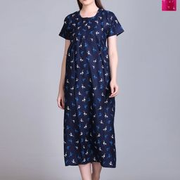 TRUDO Printed Maxi Nightdress-image-74