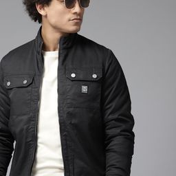 The Roadster Lifestyle Co. Men Solid Padded Jacket-26