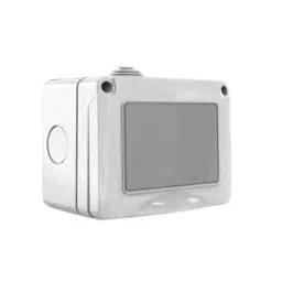 GreatWhite Weather Proof Box 3 Module BOXit Series with Openable Lid, IP55-3M (Pack of 10)-20