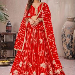F Plus Fashion Multi Net Lehenga Choli-image-76