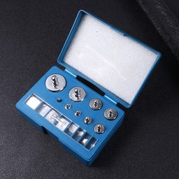 EXCEART Metal Mass Set Labs Mass Hanger Weights Calibration Scientific Measurement Classroom Lab Set 10mg- 100g with Tweezers Hanger Hooks image 4
