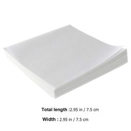 ULTECHNOVO 2sets High-gloss Weighing Paper Sheets Square Paper Non Stick Dust for Samples Transfer 500sheets*2 image 4