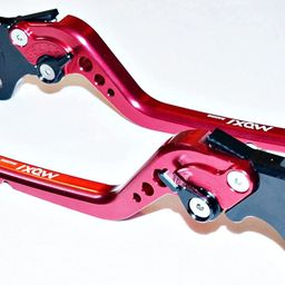 Aow Attractive Offer World R15 V3 Non-ABS Only (NOT for V1 and V2) Adjustable Brake Clutch Lever (Red) image 1
