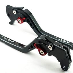 Meenu Arts Yamaha R15 Version 1 Version 2 (NOT for Version: 3) MOXI Adjustable Brake Clutch Lever, Black image 2