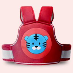 POLKA TOTS Two-WheelerMotorcycle Child Harness Safety Seat Belt with Adjustable Baby Carrier - Cat Red-image-70