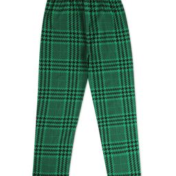 Earth Conscious 100% Cotton Checked Lounge Pant - Green-image-81
