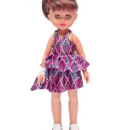 Speedage Ahnna Doll With Top And Skirt Purple - Height 34 cm-image-45