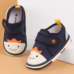 Cute Walk by Babyhug Casual Shoes With Velcro Closure Animal Patch - Navy-picture-17
