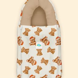 Fancy Fluff Organic Carry Nest - Cuddle Bear-19