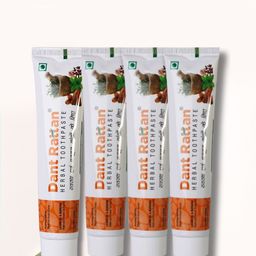 DANT RATTAN Set Of 4 Herbal Toothpaste With Lavang - 100 g Each-image-37