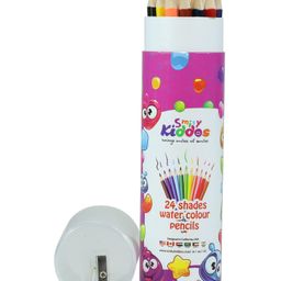 Smily Kiddos Color Pencil Set With Sharpener Multicolor  - 24 Pieces image 4