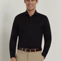 Allen Solly Black Slim Fit Shirt-image-30