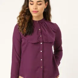 Style Quotient Purple Regular Fit Shirt-image-54