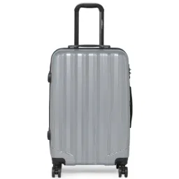 Swiss Brand Baden Silver 8 Wheel Medium Hard Cabin Trolley - 42 Inch-image-81