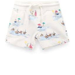 U.S. Polo Assn. Kids White Printed Shorts-picture-47