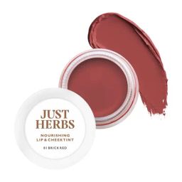 JUST HERBS Nourishing Lip & Cheek Tint 01 Brick Red - 4 gm-24